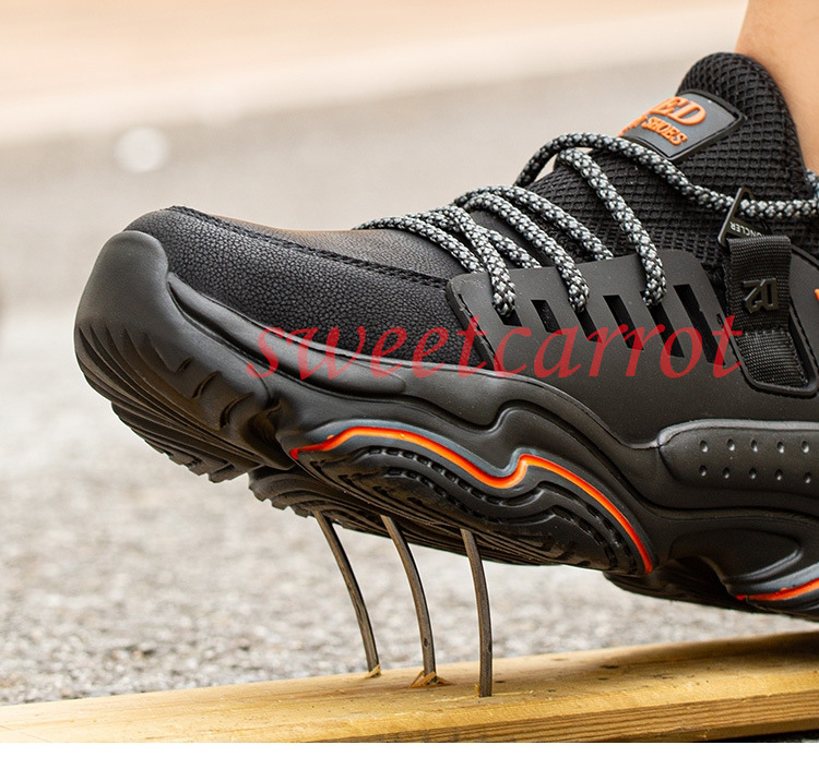 新品入荷 安全靴 メンズ レディース おしゃれ 作業靴 滑り止め スニーカー 踏み抜き防止 作業用品 つま先保護 安全保護 工業用品 通気 男女兼用 