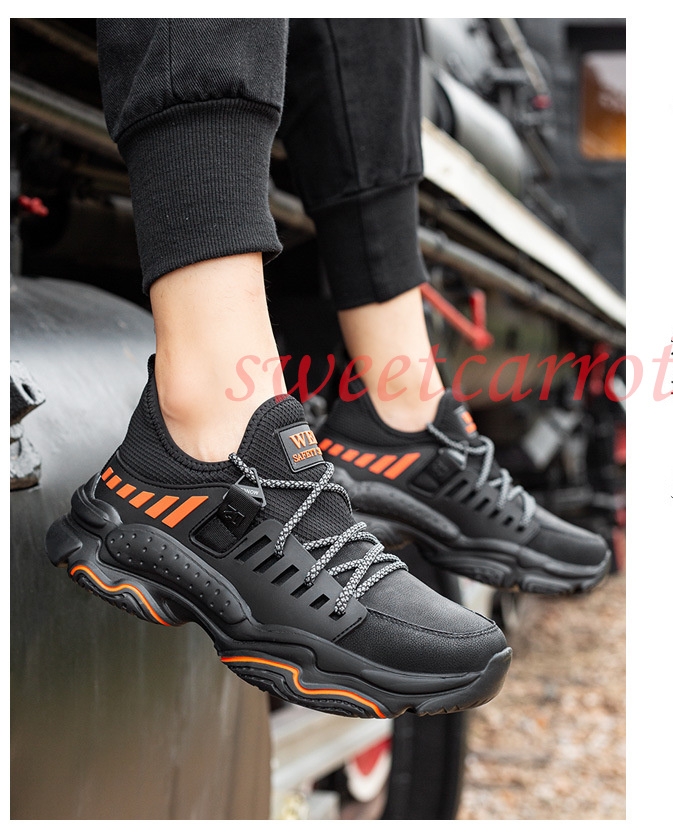 新品入荷 安全靴 メンズ レディース おしゃれ 作業靴 滑り止め スニーカー 踏み抜き防止 作業用品 つま先保護 安全保護 工業用品 通気 男女兼用 