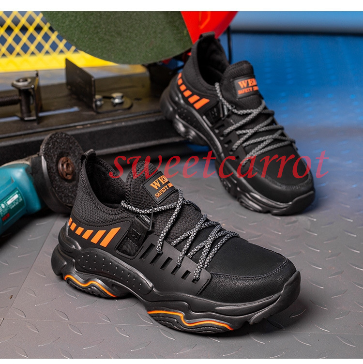 新品入荷 安全靴 メンズ レディース おしゃれ 作業靴 滑り止め スニーカー 踏み抜き防止 作業用品 つま先保護 安全保護 工業用品 通気 男女兼用 