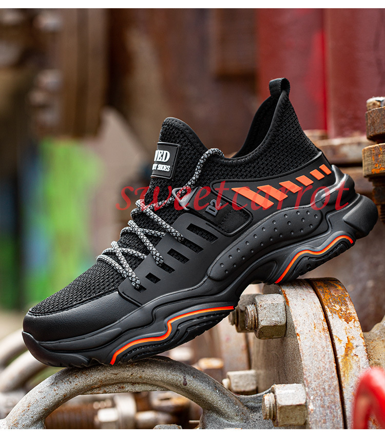 新品入荷 安全靴 メンズ レディース おしゃれ 作業靴 滑り止め スニーカー 踏み抜き防止 作業用品 つま先保護 安全保護 工業用品 通気 男女兼用 