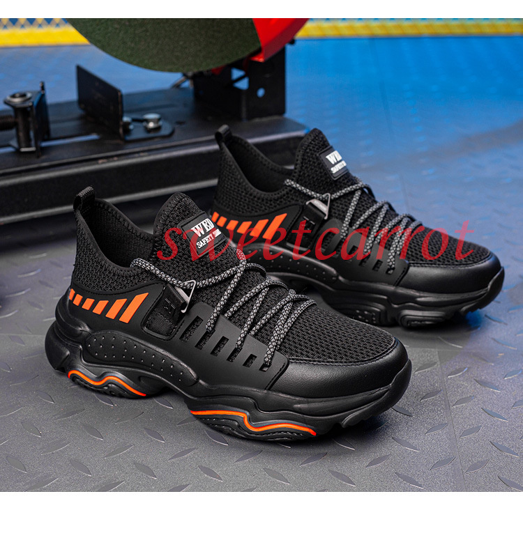 新品入荷 安全靴 メンズ レディース おしゃれ 作業靴 滑り止め スニーカー 踏み抜き防止 作業用品 つま先保護 安全保護 工業用品 通気 男女兼用 
