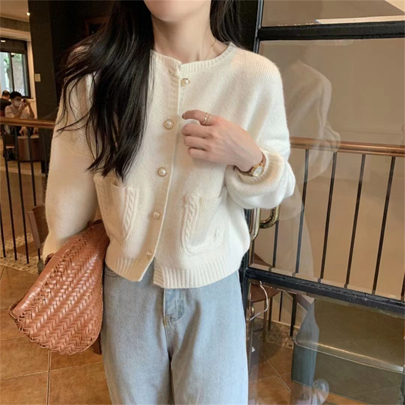 カーディガン 秋服 レディース 春 セーター ニット 着痩せ カジュアル ゆったり 前開き 冬 トップス おしゃれ 羽織り 長袖 通勤 ストライプ ドルマンスリーブ 