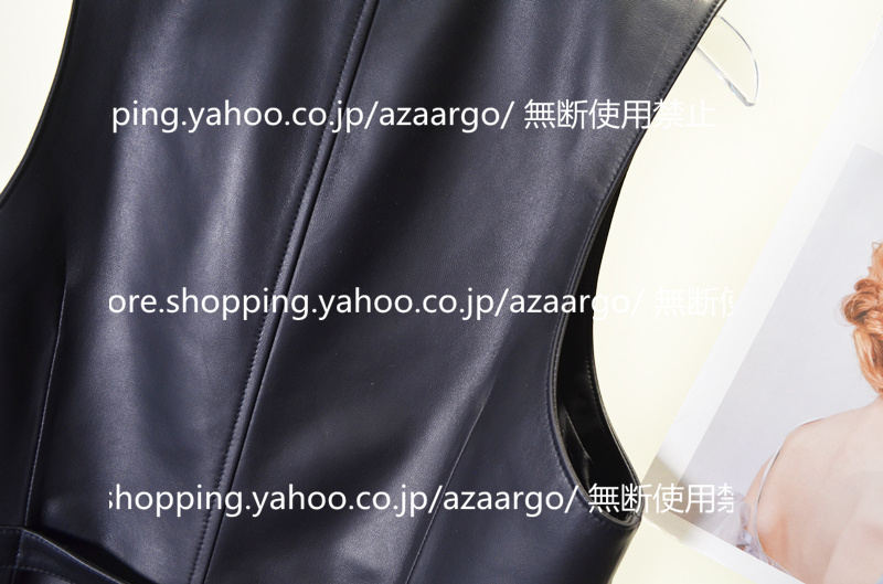 春夏秋冬 。 ベスト レディース レザーベスト 羊革 おしゃれ ベスト前開き チョッキ バイク用ベスト ジレベスト カジュアル 通勤 フォーマル 