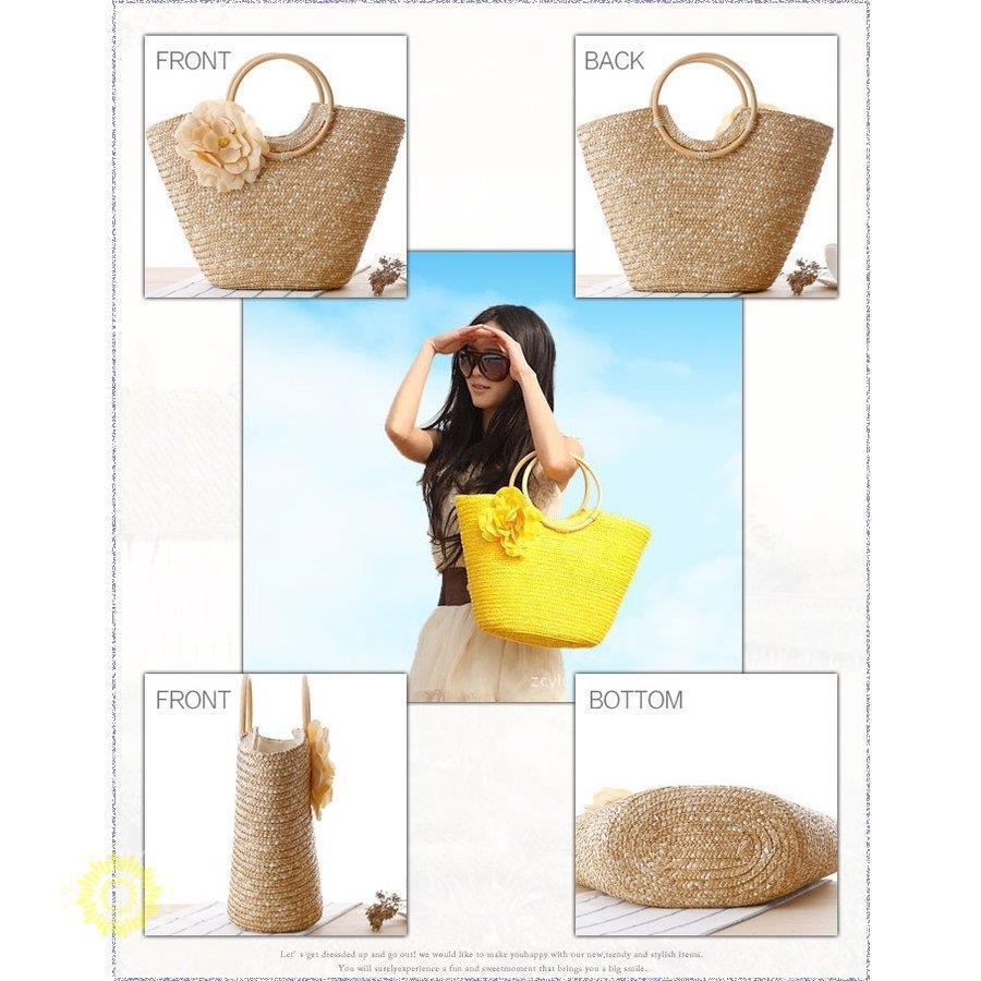 かごバッグ カゴバッグ トートバッグ レディースバック 通勤 通学 カバン 大容量 春 かばん 夏コーデ 花付き ショルダーバッグ 