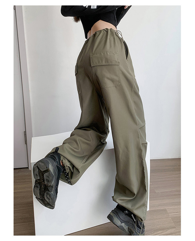カーゴパンツ レディース ミリタリーパンツ カーゴ ロングパンツ テーパードパンツ 美シルエット ウエストゴム ワイドパンツ ダンス衣装 ヒップホップ 
