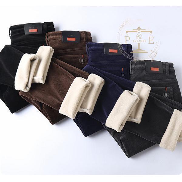 コーデュロイパンツ メンズ スキニーパンツ 暖ズボン 極暖パンツ 裏起毛パンツ 冬ズボン 秋冬 ストレッチパンツ 紳士パンツ 冬服 