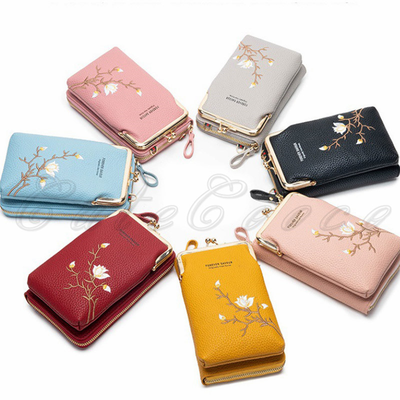 ショルダー スマホ 入る レディース スキミング防止 コンパクト ファスナー 使いやすい 大容量 誕生日プレゼント 小銭入れ 大きく開く 送料無料 カード収納 