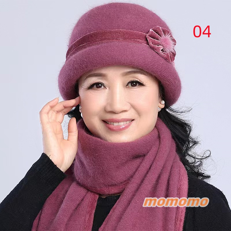 全10色 ! ニット 帽子 ニット帽 レディース 中高年 年配向け 暖かい 70代 お母さん 60代 防寒 おばあちゃん 秋冬 ファー うさぎの毛 