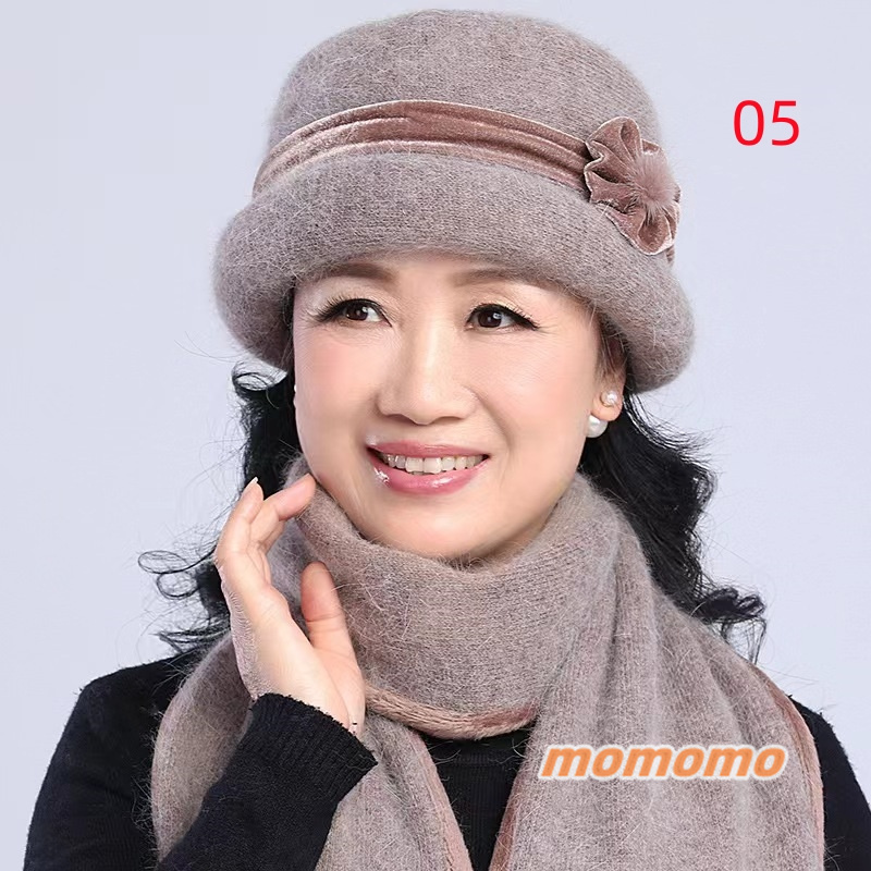 全10色 ! ニット 帽子 ニット帽 レディース 中高年 年配向け 暖かい 70代 お母さん 60代 防寒 おばあちゃん 秋冬 ファー うさぎの毛 