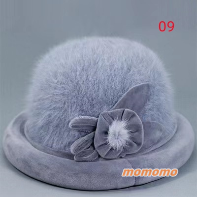 全10色 ! ニット 帽子 ニット帽 レディース 中高年 年配向け 暖かい 70代 お母さん 60代 防寒 おばあちゃん 秋冬 ファー うさぎの毛 