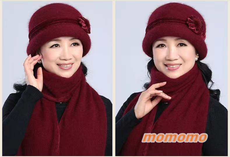 全10色 ! ニット 帽子 ニット帽 レディース 中高年 年配向け 暖かい 70代 お母さん 60代 防寒 おばあちゃん 秋冬 ファー うさぎの毛 