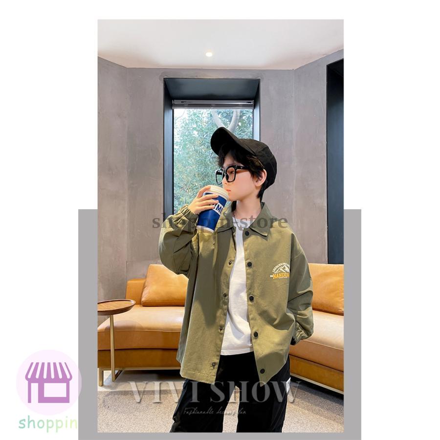 キッズ 長袖 トップス アウター カジュアル おしゃれ ワンポイント 動きやすい あわせやすい ゆったり シンプル 着やすい 