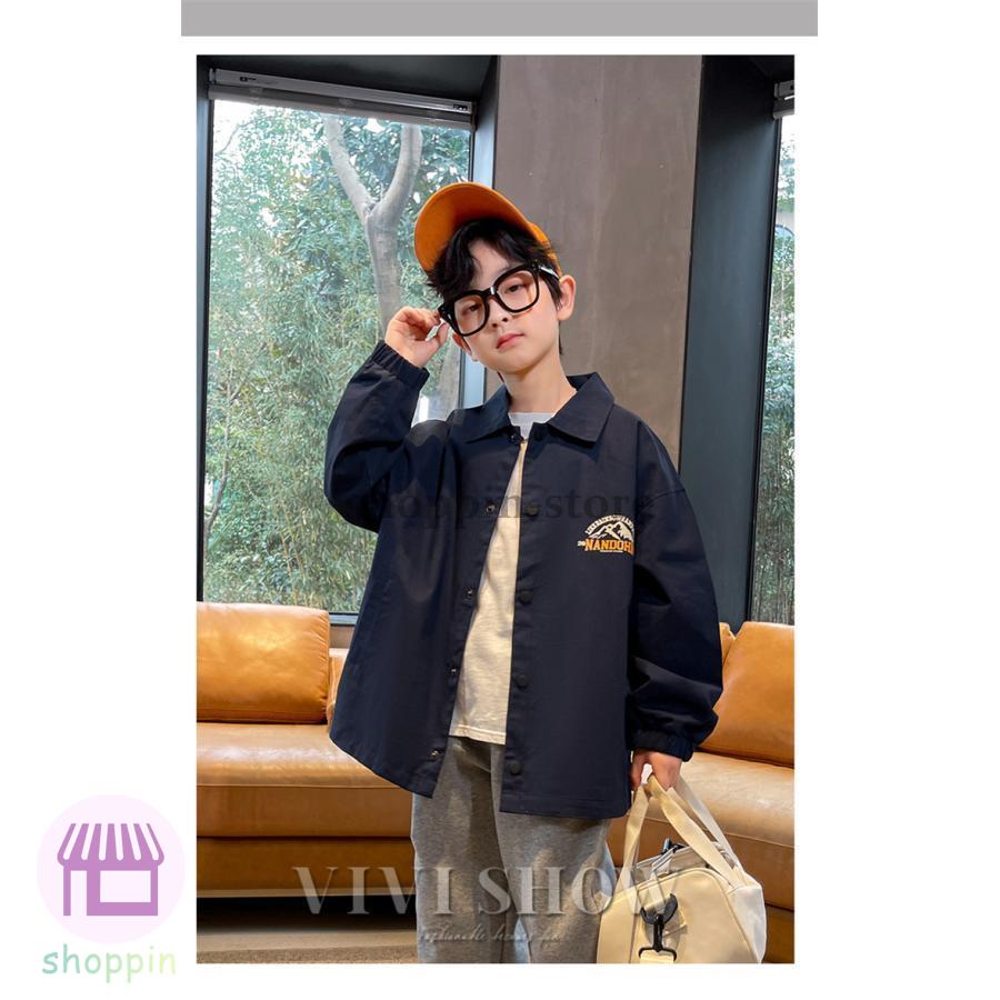 キッズ 長袖 トップス アウター カジュアル おしゃれ ワンポイント 動きやすい あわせやすい ゆったり シンプル 着やすい 