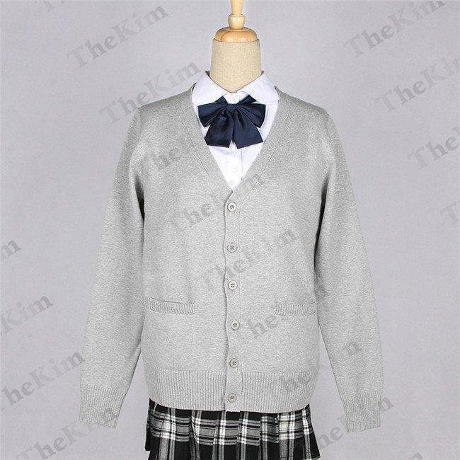 ニットカーディガン スクールカーディガン 女子 ニット 学生 長袖 厚手 ユニセックス 男女兼用 きれいめ 通学 無地 秋 春 通勤 
