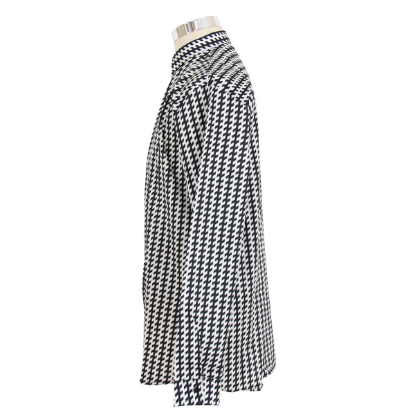 あり 柄シャツ 幾何柄 ストライプ柄 長袖シャツ 白 大きいサイズ 韓国 シャツ 秋服 ヒップホップ ビッグシルエット 黒 春服 衣装 ダンス 個性的 総柄 服 