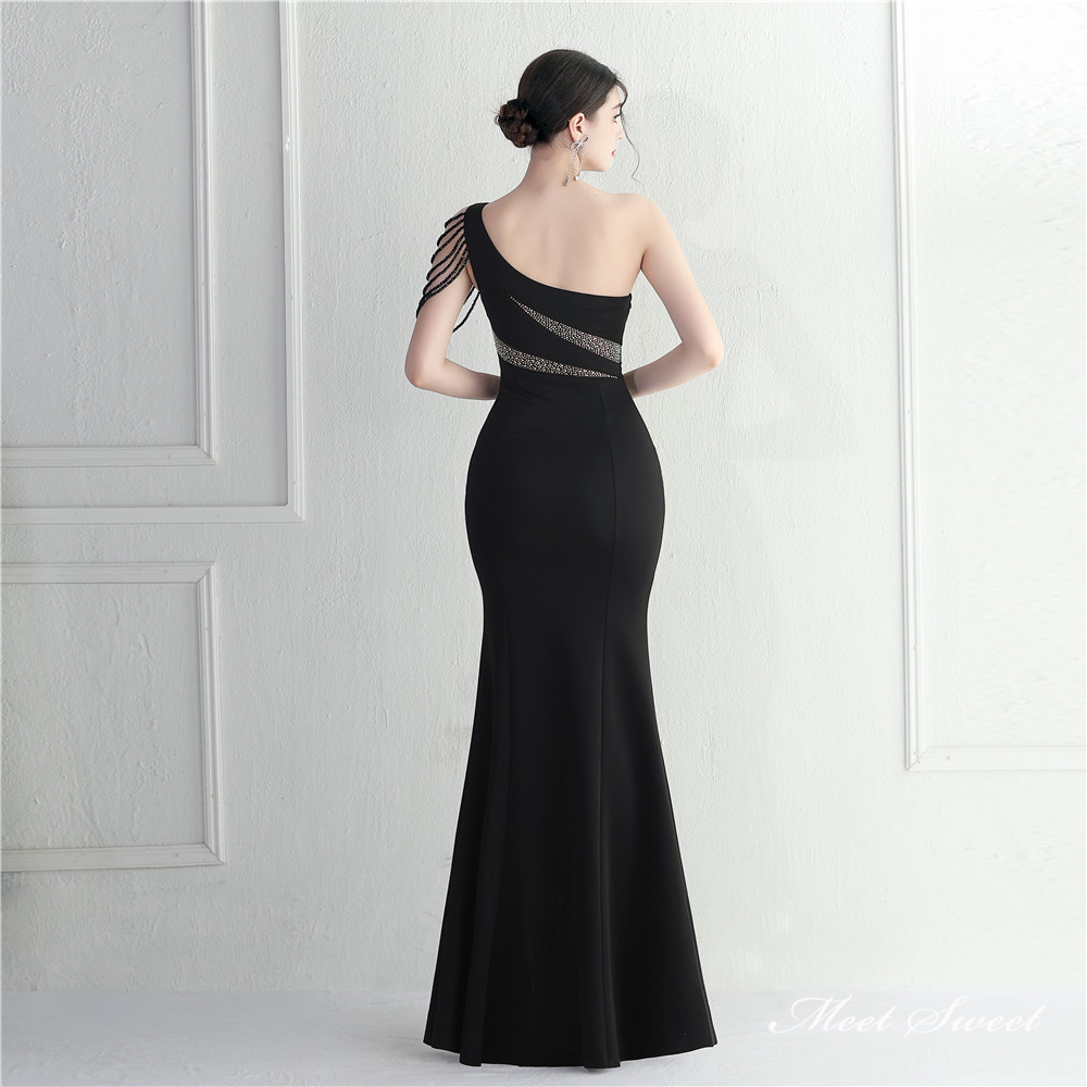 カラードレス マーメイドドレス パーティードレス イブニングドレス ワンショルダー スリット 発表会 ウェディングドレス 結婚式 ファスナー ビーズ 二次会 