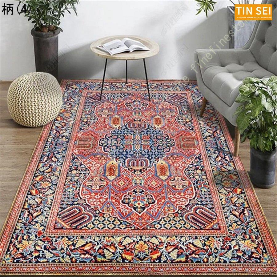 ペルシャデザイン 高級 ラグ 絨毯 カーペット 2畳 あらえる 洗える 高級 おしゃれ ラグカーペット 薄い うすい 3畳 エレ やわらか ラグマット ラグ 