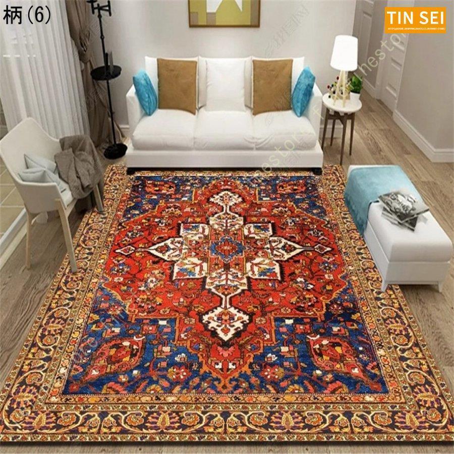 ペルシャデザイン 高級 ラグ 絨毯 カーペット 2畳 あらえる 洗える 高級 おしゃれ ラグカーペット 薄い うすい 3畳 エレ やわらか ラグマット ラグ 