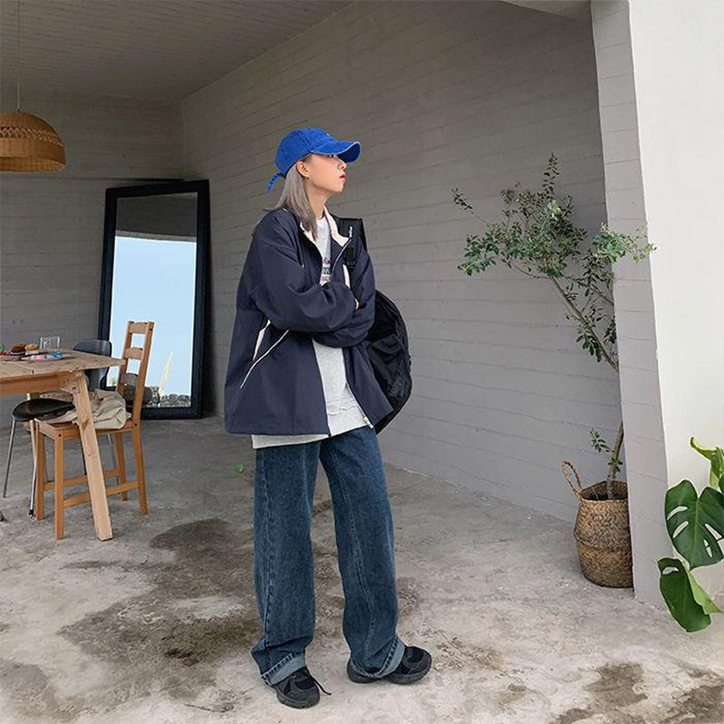デニム レディース パンツ ストレート デニムパンツ ワイドパンツ 美脚 ボゴムストレッチ ハイウエスト 脚長 
