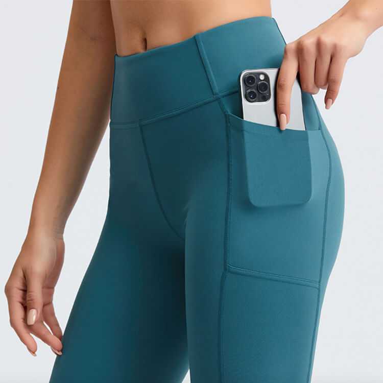 ヨガウェア ホットヨガ ヨガパンツ パンツ レギンス スパッツ ポケット 膝上 ハイウエスト レディース ショート丈 スポーツウエア スポーツウェア 