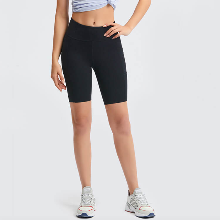 ヨガウェア ホットヨガ ヨガパンツ パンツ レギンス スパッツ ポケット 膝上 ハイウエスト レディース ショート丈 スポーツウエア スポーツウェア 