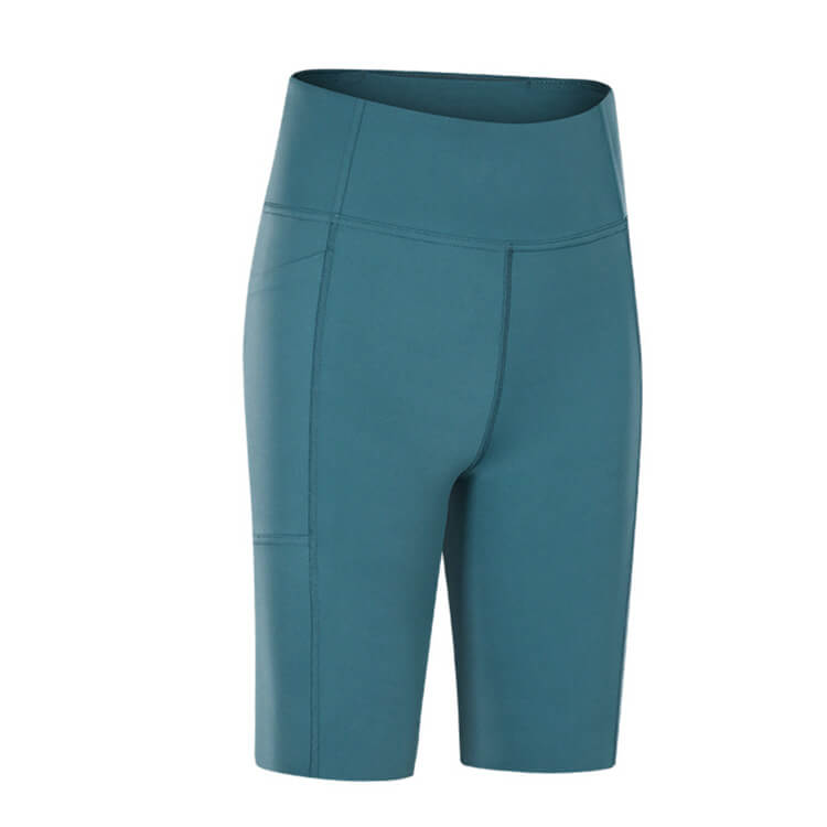 ヨガウェア ホットヨガ ヨガパンツ パンツ レギンス スパッツ ポケット 膝上 ハイウエスト レディース ショート丈 スポーツウエア スポーツウェア 