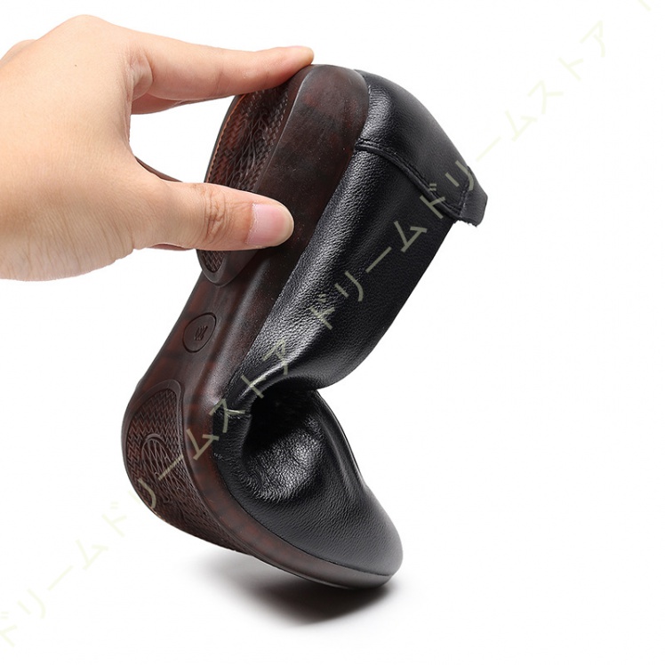 歩きやすい パンプス ウェッジソール ローヒール フラットパンプス レディース ギャザー 美脚 痛くない コンフォート アーモンドトゥ スリッポン 3CMヒール 