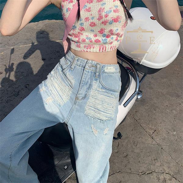 デニムパンツ レディース ジーンズ ジーパン バギーパンツ ガウチョパンツ ゆったり 美シルエット ファッション ワイドパンツ 春夏秋 
