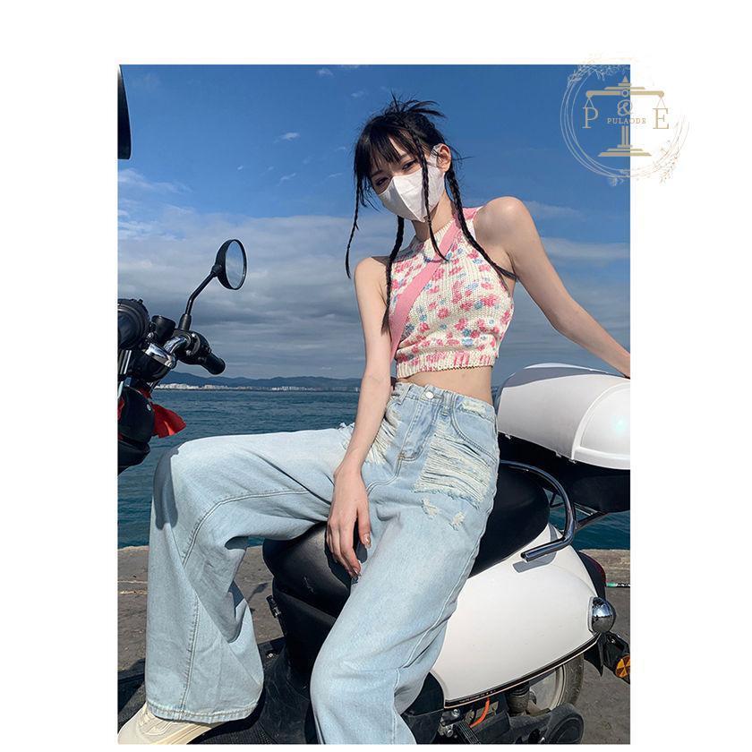 デニムパンツ レディース ジーンズ ジーパン バギーパンツ ガウチョパンツ ゆったり 美シルエット ファッション ワイドパンツ 春夏秋 