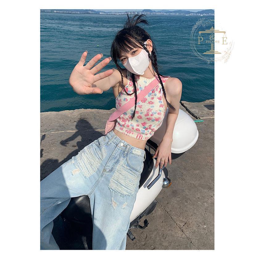 デニムパンツ レディース ジーンズ ジーパン バギーパンツ ガウチョパンツ ゆったり 美シルエット ファッション ワイドパンツ 春夏秋 