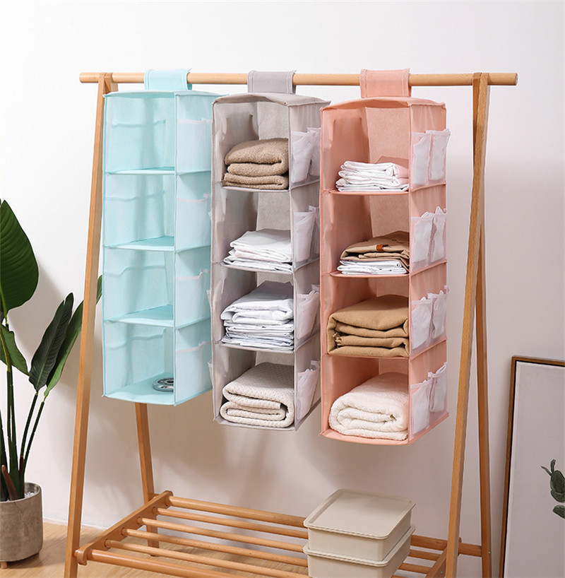 吊り下げ式 衣類収納袋 バッグ収納 収納ホルダー カバン収納 クローゼット 防塵 整理整頓 お片付け 壁掛け 多層収納 