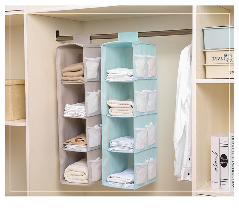 吊り下げ式 衣類収納袋 バッグ収納 収納ホルダー カバン収納 クローゼット 防塵 整理整頓 お片付け 壁掛け 多層収納 