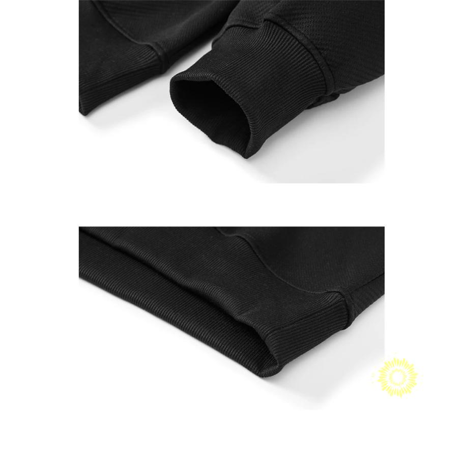 長袖メンズ スウェットパーカ 無地 プルオーバー シンプル 春服 秋服 ゆったり フード付き トップス カジュアル 