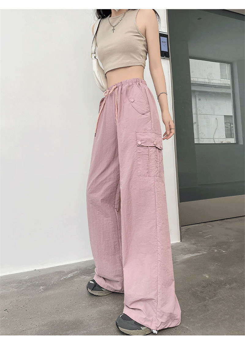 カーゴパンツ レディース ミリタリーパンツ カーゴ ロングパンツ テーパードパンツ 美シルエット ワイドパンツ ダンス衣装 ウエストゴム ヒップホップ 