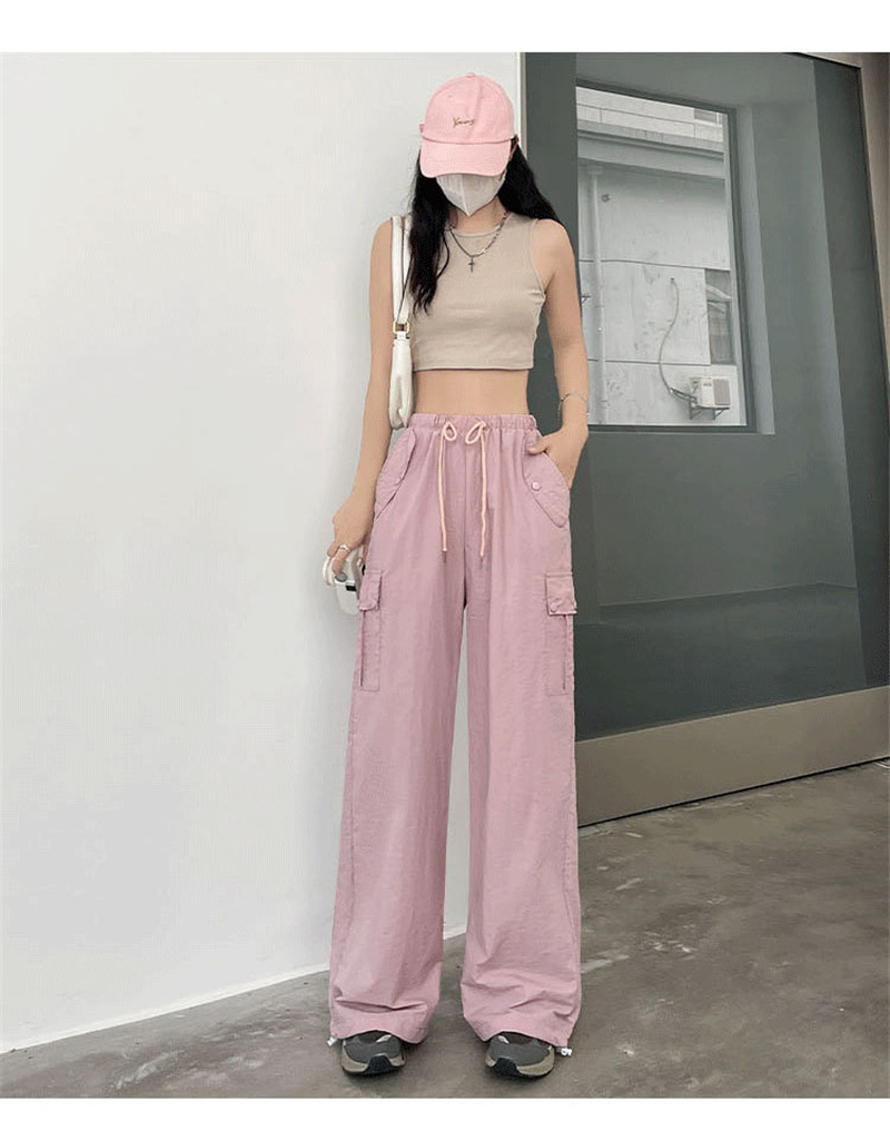 カーゴパンツ レディース ミリタリーパンツ カーゴ ロングパンツ テーパードパンツ 美シルエット ワイドパンツ ダンス衣装 ウエストゴム ヒップホップ 