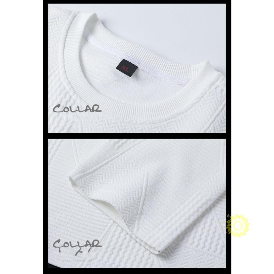 Tシャツ 長袖 メンズ ティーシャツ プルオーバー レイヤード風 カラー切替 秋 クルーネック 秋服長袖Tシャツ トップス 