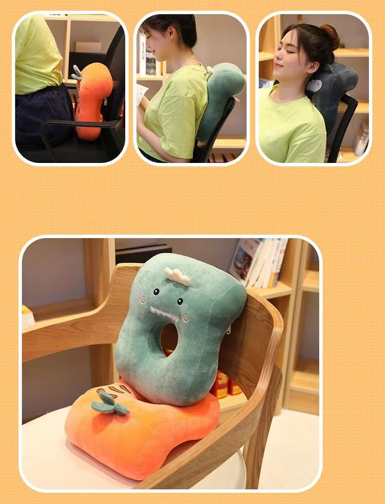 お昼寝枕 携帯枕 ネックピロー デスクピロー コンパクト 昼寝用枕 首枕 柔らかい 旅行用枕 多機能 可愛い 安眠 寝具 洗える 抱き枕 旅行 