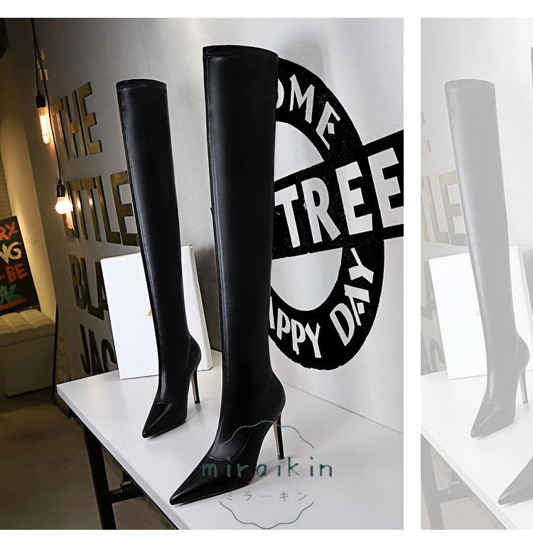 ロングブーツ レディース ブーツ シンプル 秋冬 ヒール 歩きやすい 大きいサイズ 痛くない 裏起毛 通学 おしゃれ お出掛け 美脚 通勤 ピンヒール 履きやすい 