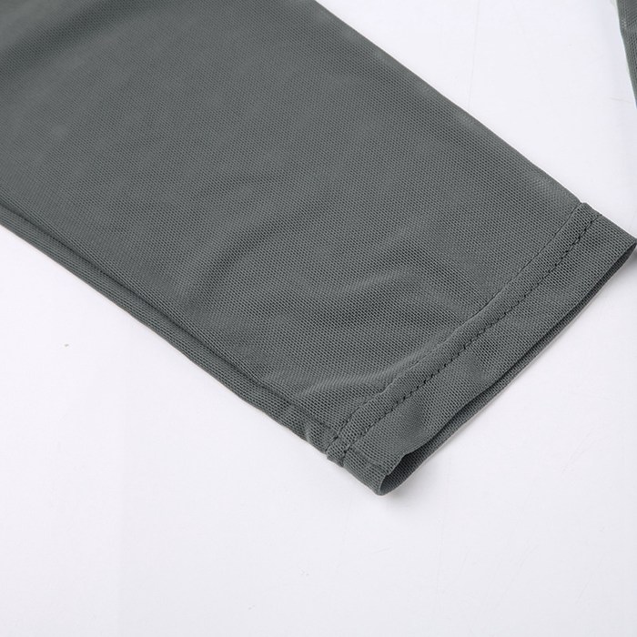 Tシャツ レディース 長袖Tシャツ 長袖 シースルー 透け感 トップス カジュアル 通気性 ボトルネック メッシュ セクシー 薄手 
