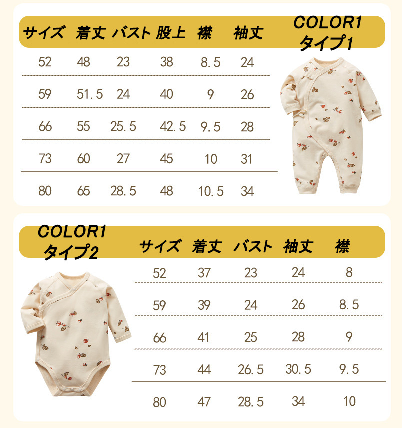 ベビー服 ロンパース ベビーカバーオール キッズ 子供服 赤ちゃん 出産祝い 長袖 綿100％ 100日祝い 新生児 記念撮影 誕生日 。 男の子 女の子 お食い初め