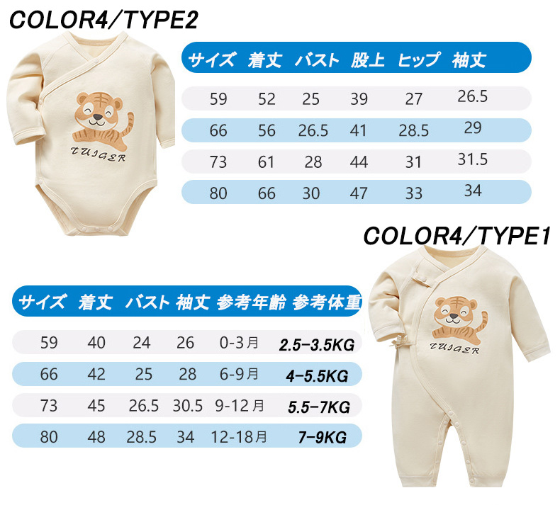 ベビー服 ロンパース ベビーカバーオール キッズ 子供服 赤ちゃん 出産祝い 長袖 綿100％ 100日祝い 新生児 記念撮影 誕生日 。 男の子 女の子 お食い初め