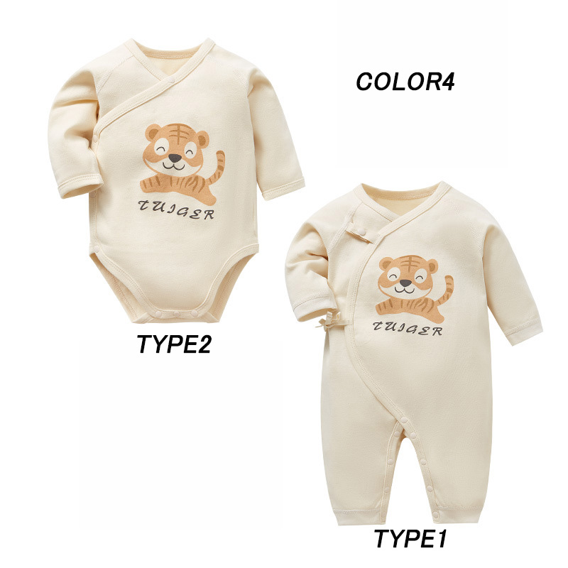 ベビー服 ロンパース ベビーカバーオール キッズ 子供服 赤ちゃん 出産祝い 長袖 綿100％ 100日祝い 新生児 記念撮影 誕生日 。 男の子 女の子 お食い初め