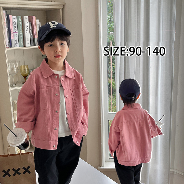 キッズ シャツ 長袖 トップス アウター スナップボタン シンプル おしゃれ 着やすい ゆったり かわいい ノーカジュアルシャツ あわせやすい 動きやすい 