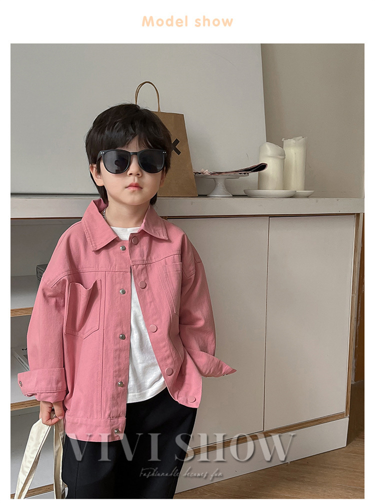 キッズ シャツ 長袖 トップス アウター スナップボタン シンプル おしゃれ 着やすい ゆったり かわいい ノーカジュアルシャツ あわせやすい 動きやすい 