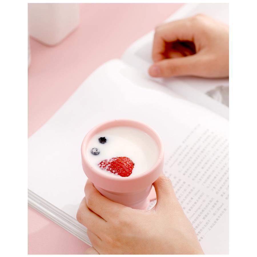 折り畳み シリコンコップ 折りたたみカップ アウトドア 釣り 旅行用品 耐熱 可愛い キャンプ コップ 折りたたみ式 伸縮 アウトドア 子供用コップ 耐冷 携帯 