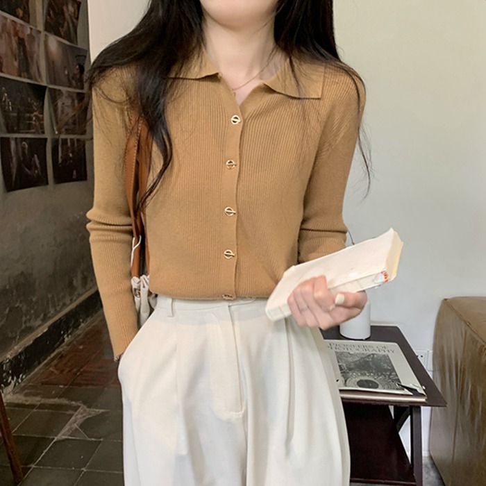 カーディガン 秋 レディース ニット セーター 長袖 羽織り 大人 カジュアル 秋 上品 トップス お出掛け 日常 上着 シンプル ニット 通勤 