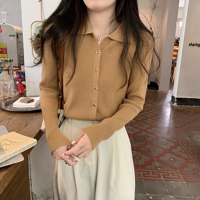 カーディガン 秋 レディース ニット セーター 長袖 羽織り 大人 カジュアル 秋 上品 トップス お出掛け 日常 上着 シンプル ニット 通勤 