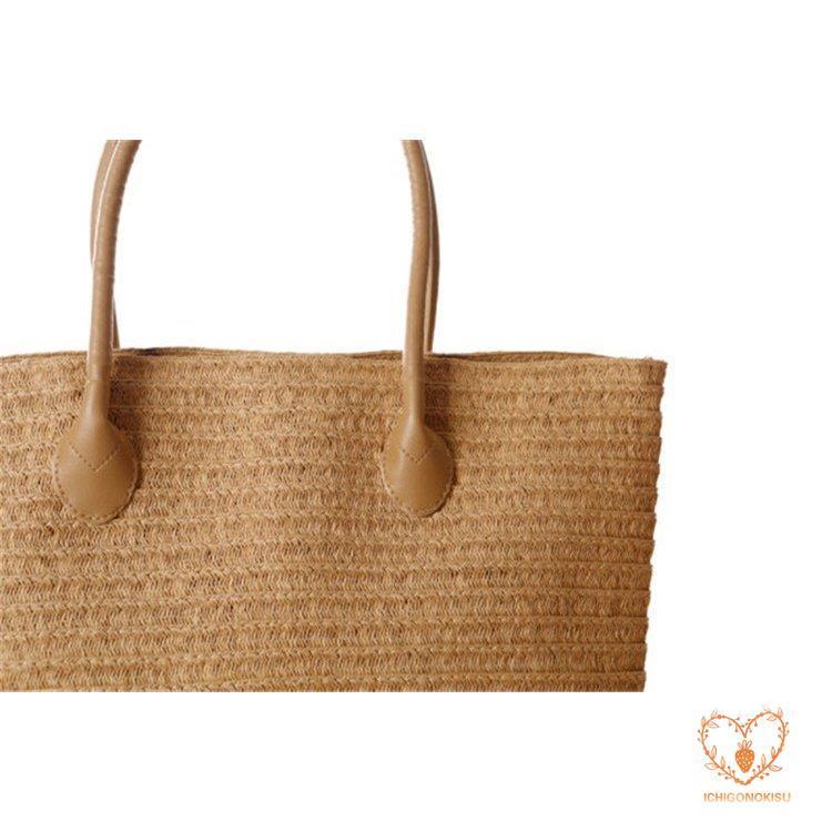 かごバッグ 編みバック トートバッグ 夏 大容量 かご レディースバック バッグ カバン 夏新作 美ゆる 無地 春 コーデ ショルダーバッグ かばん 5色 