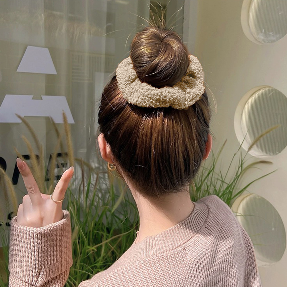 シュシュ 7本セット秋冬ヘアアクセサ。可  