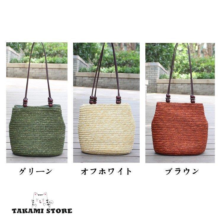 かごバッグ レディース トートバッグ ハンドバッグ 編み込み おしゃれ 肩掛け 海 ピクニック軽量 草編みバッ マザーズバッグ 麦わらバッグ かわいい 可愛い 